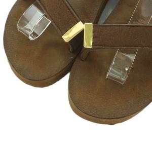 SUICOKE LAppartement取り扱い サンダル 厚底 ストラップ US7 25.0cm ブラウン 19093570000330