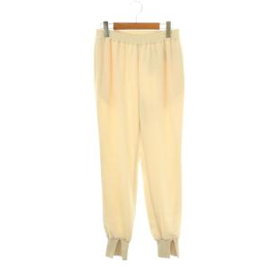 Rib Pants リブパンツ ジョガーパンツ イージー 36 アイボリー /DF OS