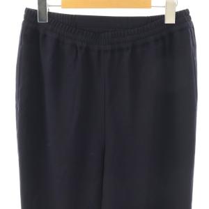 MUSE de Deuxieme Classe × コルピエロ Col Pierrot ジョーゼットスソリブパンツ テーパード 36 紺 /NR OS