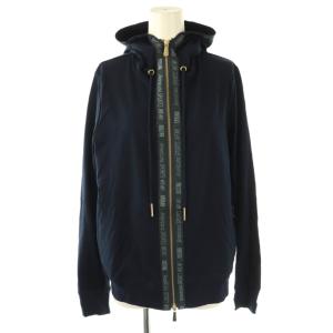 Line Jersey ジップアップパーカー ネイビー /DF OS