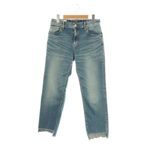 イレギュラーヘムレギュラーフィットデニムパンツ ジーンズ S ブルー MXSR15L /DF OS