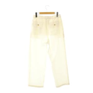 23区 vingt-trois 24SS スラブツイルストレッチベイカーパンツ ジッパーフライ 40 オフホワイト