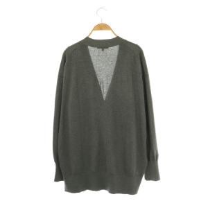 23区 マイスタンダード MY Standard  カーディガン 金ボタン シルク混 38 グレー /CX OS