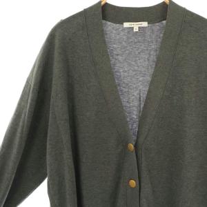 23区 マイスタンダード MY Standard  カーディガン 金ボタン シルク混 38 グレー /CX OS