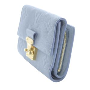 LOUIS VUITTON モノグラムアンプラント ポルトフォイユ メティス コンパクト ライトブルー M82926