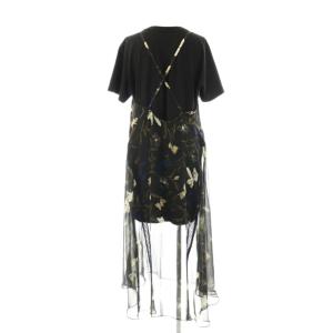 sacai 24SS 2点セット Floral Print Cotton Jersey Dress ワンピース