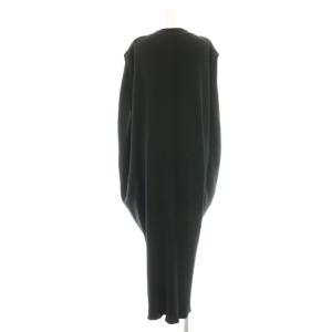 AKIRANAKA 24AW Venla knit dress BK ニットワンピース マキシ ロング フレンチスリーブ 黒