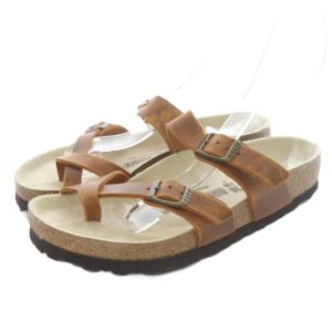 Mayari サンダル ストラップ レザー 23cm 茶色 ブラウン /SR