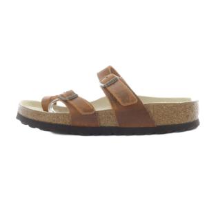 BIRKENSTOCK Mayari サンダル ストラップ レザー 23cm 茶色 ブラウン /SR