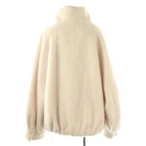SNIDEL 24AW シャギーミドルブルゾン ジャケット 1 アイボリー /DF OS