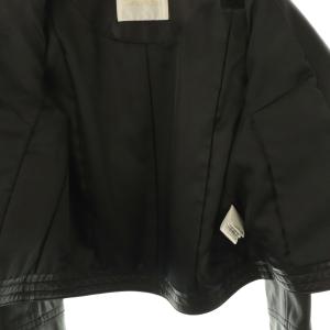 Grace Class ラムレザーショートジャケット ブルゾン 36 黒 /NR OS