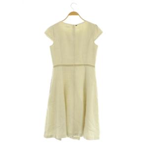 TOCCA POMELO ドレス ワンピース ロング 半袖 ツイード 6 ライトベージュ /MY OS