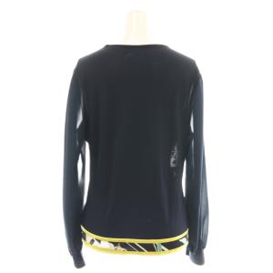LEONARD ファッション FASHION カンカン素材 花柄 ブラウス スカート セットアップ プルオーバー タイト