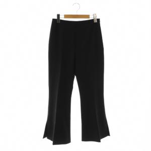 25年 Pants Joie パンツ フレア スリット 38 ブラック 45699