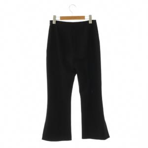 FOXEY 25年 Pants Joie パンツ フレア スリット 38 ブラック 45699