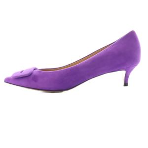 PELLICO アニマ ANIMA スエードパンプス 37 紫 パープル /SS OS