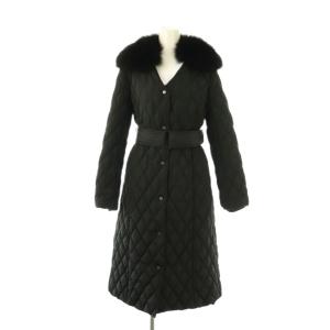 キルトダウンコート 36 ブラック /DO OS