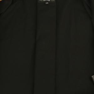 FOXEY BOUTIQUE パフスリーブ ベロアジャケット クロップド 38 黒 24599 /CX OS