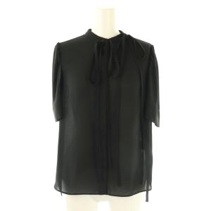 Aloma 半袖ブラウス 0 ブラック