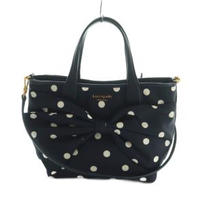 オン パーパス ポルカ ドット ボウ 2way ショルダーバッグ トートバッグ ナイロン 水玉 リボン
