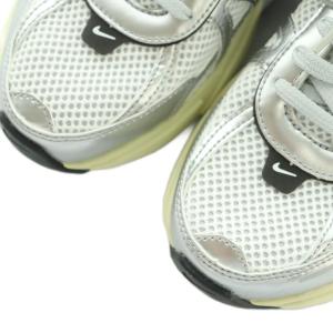 NIKE Women's V2K Run Summit White and Metallic Silver