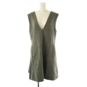 24AW バックリボンミニジャンスカ ジャンパースカート ワンピース 2 グレー /DF OS