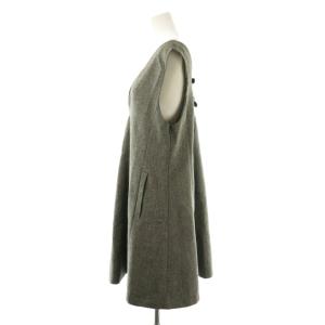 Apuweiser-riche 24AW バックリボンミニジャンスカ ジャンパースカート ワンピース 2 グレー /DF OS