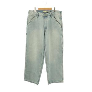 シルバータブバギーデニムパンツ W32 L30 ライトブルー