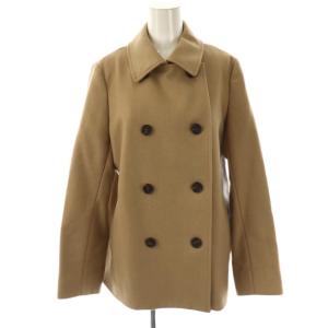 ロゴライニングウールPコート ダブル 40 ベージュ /HK OS