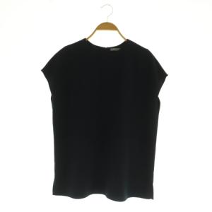 23SS LIVE2 SOREN ブラウス フレンチスリーブ プルオーバー 38 ネイビー /MY OS