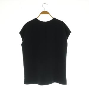 theory luxe 23SS LIVE2 SOREN ブラウス フレンチスリーブ プルオーバー 38 ネイビー /MY OS
