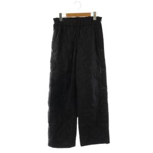 QUILTED PANTS キルティングパンツ 1 ブラック /DO OS