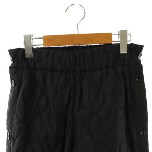 HYKE QUILTED PANTS キルティングパンツ 1 ブラック /DO OS