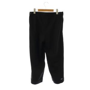 Yohji Yamamoto サルエルパンツ タック リネン混 2 ブラック /HK OS