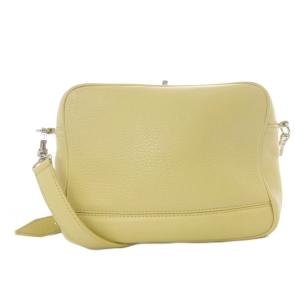 Max Mara レザー 2way クロスボディ ショルダーバッグ 黄色 イエロー /SR