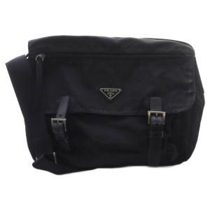 テスートナイロン クロスボディ ショルダーバッグ ロゴ 黒 ブラック BT6671 /SR OH