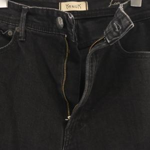 YANUK ボーイズストレート LEA デニムパンツ ジーンズ 26 ブラック 57142237 /DF OS