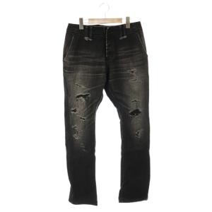 13.5oz Strech Denim Rot-9 デニムパンツ ジーンズ ボタンフライ ダメージ加工