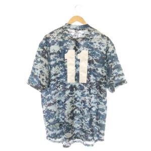 Supreme 25SS S Logo Baseball Henley Digi Camo L グレー マルチカラー