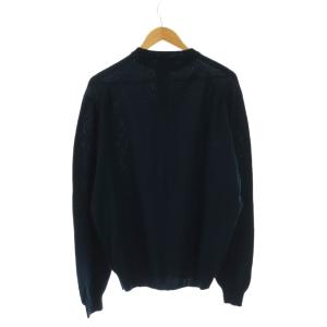 JOHN SMEDLEY LECHOPPE別注 WELLER ヘンリーネック ニット プルオーバー M ダークグリーン