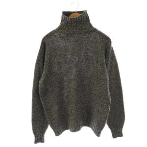 23AW ウール タートルネック ニット セーター 38 ブラック /DF OS