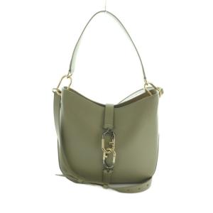 シレナ SIRENA 2way ショルダーバッグ ハンドバッグ グレージュ /MI OS
