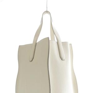 HIROFU ヌーヴォラ レザートートバッグ ホワイト