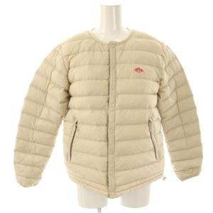 Crew Neck Inner Down Jacket ジャケット ダウン ノーカラー 36 ベージュ