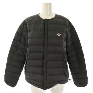 インナーダウンジャケット ノーカラー S ダークグレー DT-A0001 /HK OS