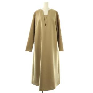 23AW スキューバージャージワンピース ロング 38 ベージュ /HK OS