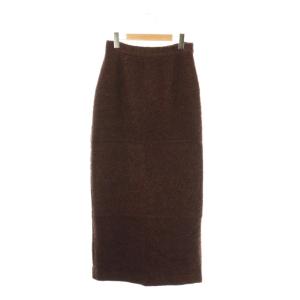 23AW GLITTER TWEED I LINE SKIRT タイトスカート グリッター モヘヤ混 M