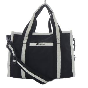 SMトップハンドル バッグ 2WAY ハンドバッグ ショルダーバッグ 斜め掛け ナイロン ブラック /YO28