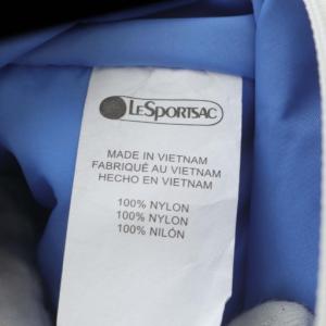 LesportSAC SMトップハンドル バッグ 2WAY ハンドバッグ ショルダーバッグ 斜め掛け ナイロン ブラック /YO28