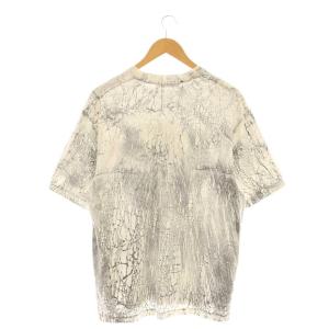 Acne Studios プラスタープリントTシャツ XS オフホワイト グレー